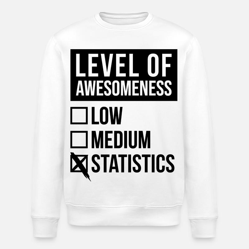 Statistik - Stanley/Stella Unisex Bio-Sweatshirt ROLLER - Weiß