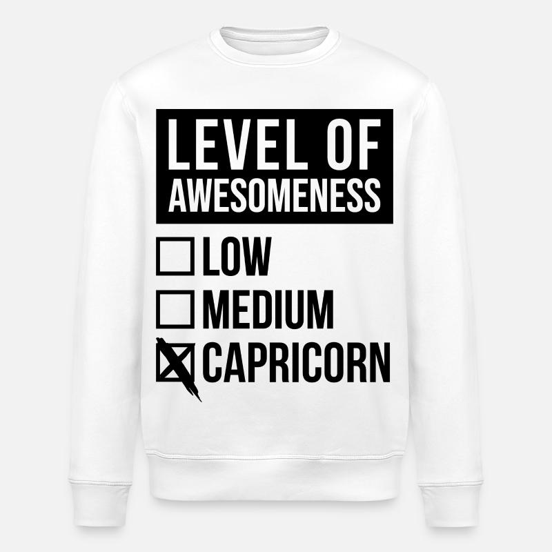 Steinbock - Stanley/Stella Unisex Bio-Sweatshirt ROLLER - Weiß