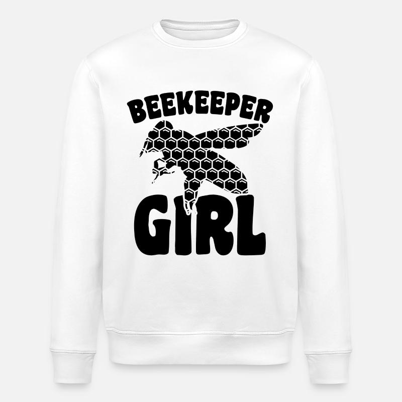 Imker Mädchen - Stanley/Stella Unisex Bio-Sweatshirt ROLLER - Weiß