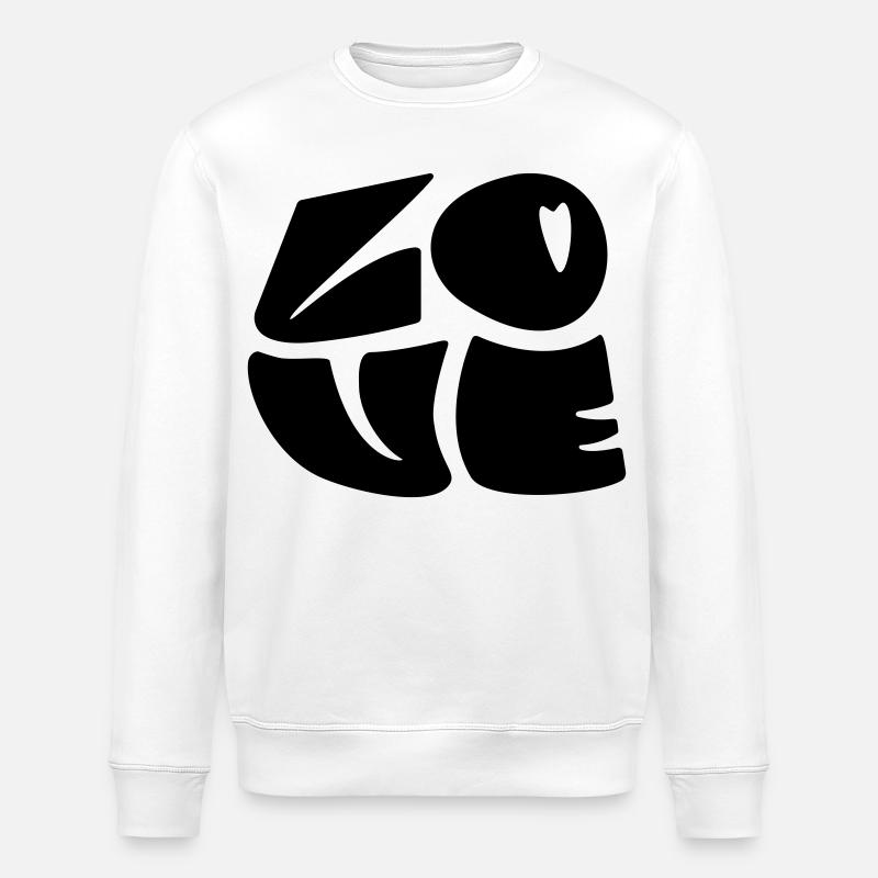 AMOUR - Sweat bio ROLLER Stanley/Stella Unisexe - blanc