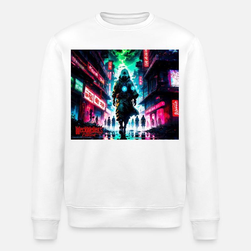 city apocalyptic - Stanley/Stella Unisex Bio-Sweatshirt ROLLER - Weiß