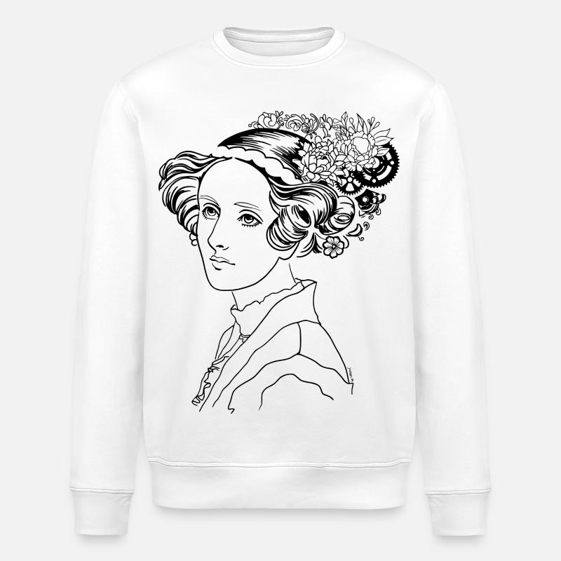 Ada's Elegance - Stanley/Stella ROLLER Unisex Organic Sweatshirt - white
