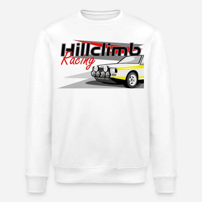 Rally Quattro Hillclimb Racing - Stanley/Stella Unisex Bio-Sweatshirt ROLLER - Weiß