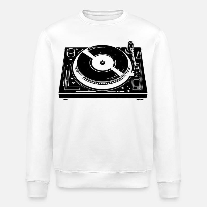 Table de mixage DJ - Sweat bio ROLLER Stanley/Stella Unisexe - blanc