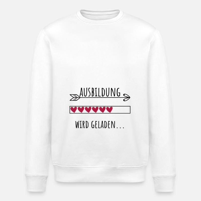 Ausbildung Personalisierter Beruf Mädchen - Stanley/Stella Unisex Bio-Sweatshirt ROLLER - Weiß