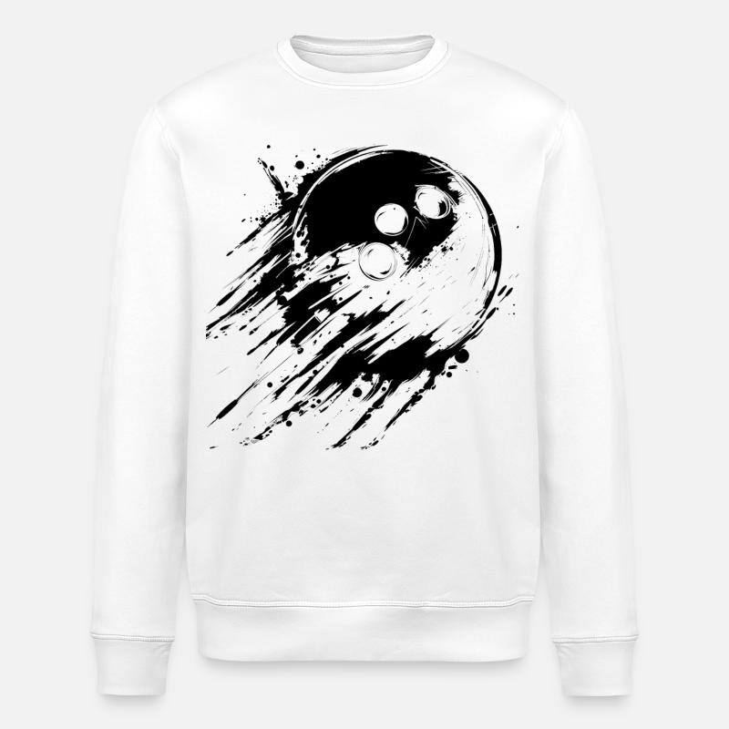 Bowling - Stanley/Stella Unisex Bio-Sweatshirt ROLLER - Weiß