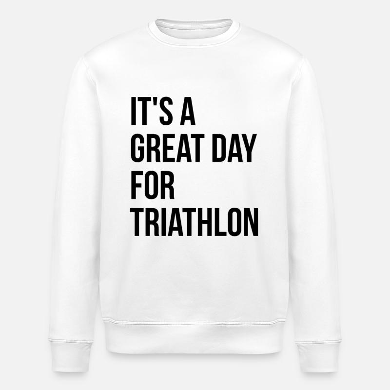 Triathlon - Stanley/Stella Unisex Bio-Sweatshirt ROLLER - Weiß