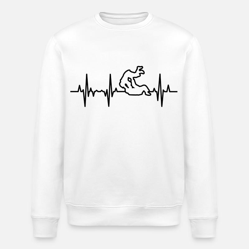 Judoka EKG - Stanley/Stella Unisex Bio-Sweatshirt ROLLER - Weiß
