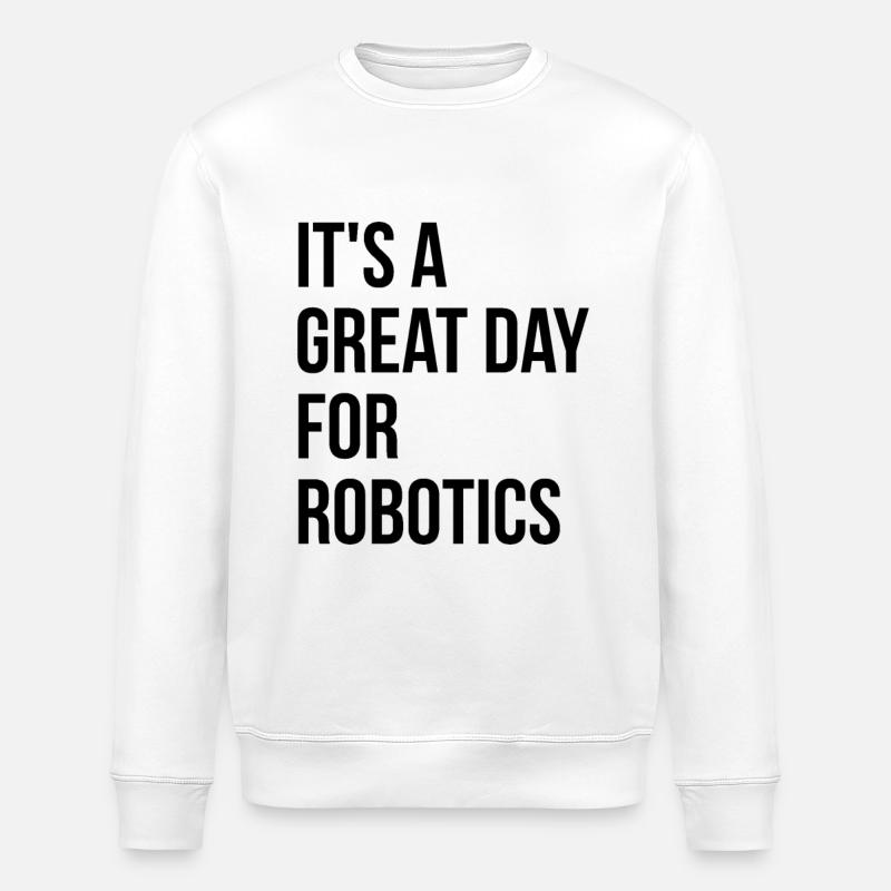robotique - Sweat bio ROLLER Stanley/Stella Unisexe - blanc