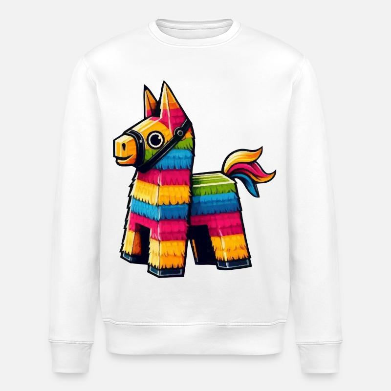 Pinata | Cinco de Mayo Pinata - Stanley/Stella Unisex Bio-Sweatshirt ROLLER - Weiß