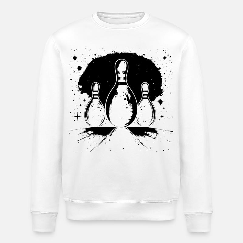 Bowling - Sweat bio ROLLER Stanley/Stella Unisexe - blanc