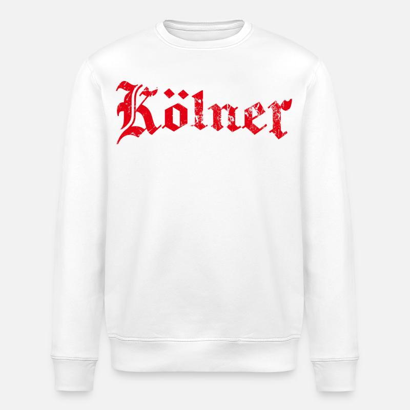 Kölner Jungs - Stanley/Stella Unisex Bio-Sweatshirt ROLLER - Weiß