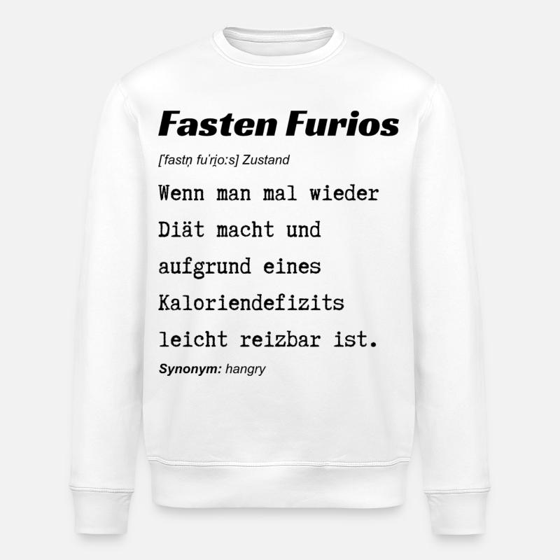 Fasten Furios - Stanley/Stella Unisex Bio-Sweatshirt ROLLER - Weiß