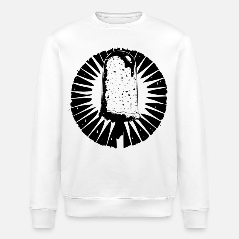 Glace - Sweat bio ROLLER Stanley/Stella Unisexe - blanc