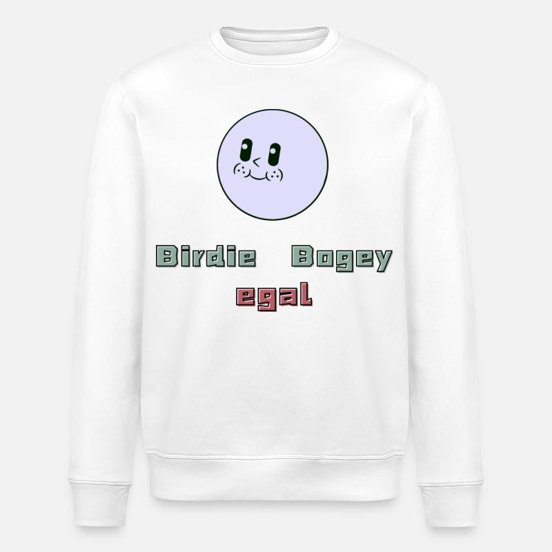Yardage, bogey, peu importe - Sweat bio ROLLER Stanley/Stella Unisexe - blanc