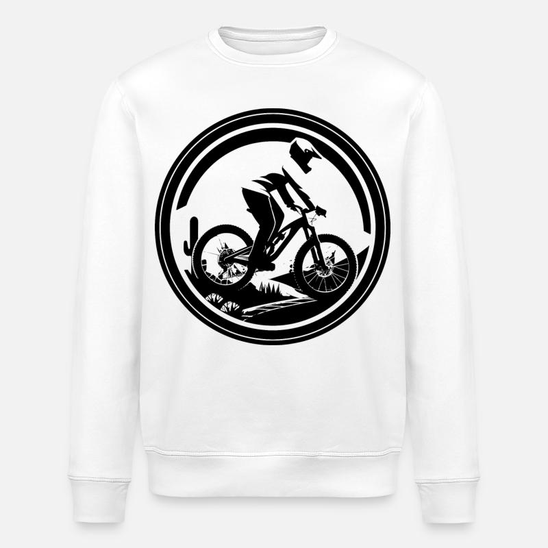 Mountainbiken - Stanley/Stella Unisex Bio-Sweatshirt ROLLER - Weiß