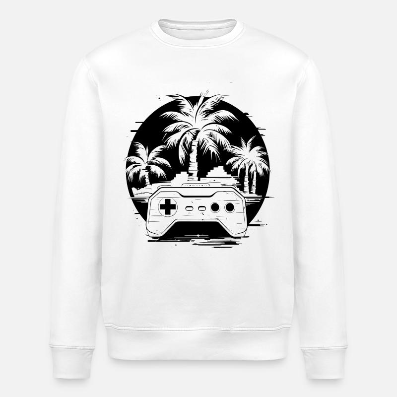 Gaming - Stanley/Stella Unisex Bio-Sweatshirt ROLLER - Weiß