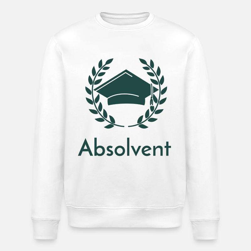 Feiere deinen Abschluss - Stanley/Stella Unisex Bio-Sweatshirt ROLLER - Weiß