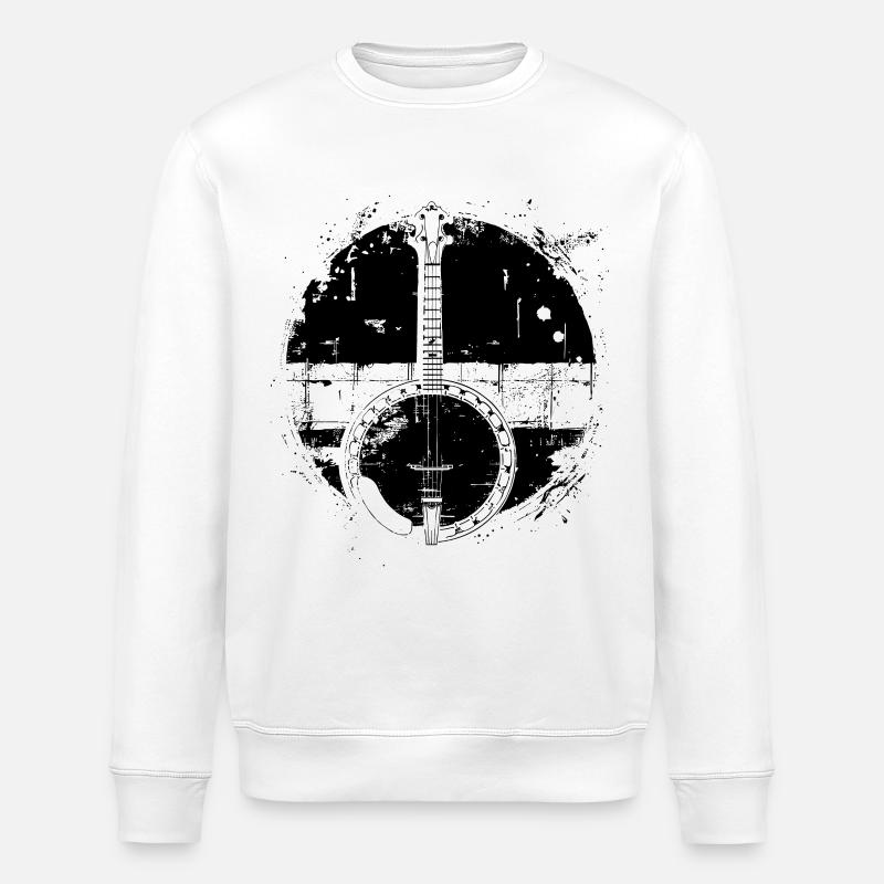 Banjo - Stanley/Stella Unisex Bio-Sweatshirt ROLLER - Weiß