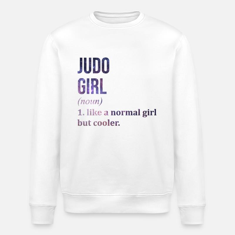 Judo - Stanley/Stella Unisex Bio-Sweatshirt ROLLER - Weiß