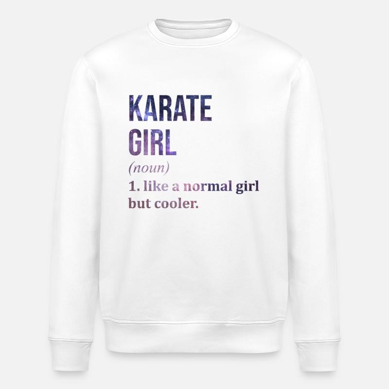 Karate - Stanley/Stella Unisex Bio-Sweatshirt ROLLER - Weiß