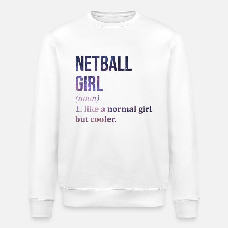 Netball - Sweat bio ROLLER Stanley/Stella Unisexe - blanc