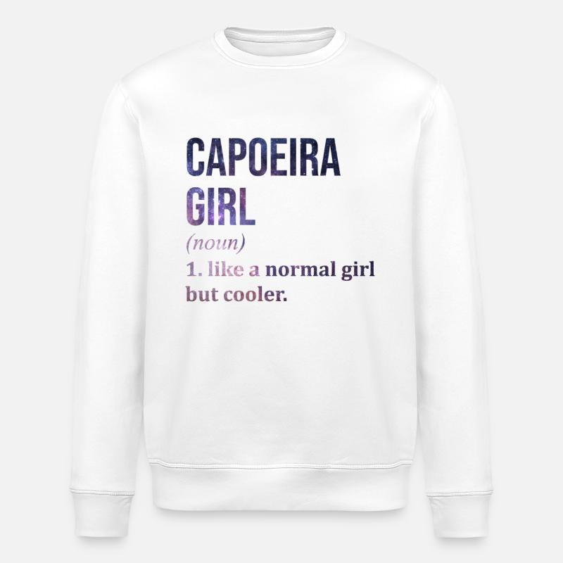 Capoeira - Stanley/Stella Unisex Bio-Sweatshirt ROLLER - Weiß