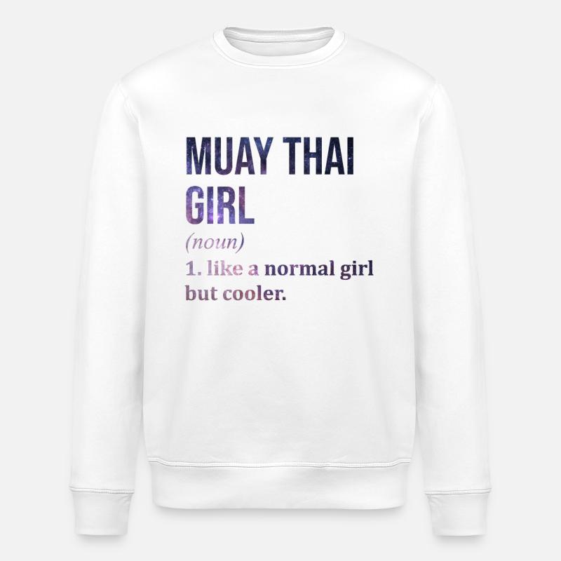 Muay Thaï - Sweat bio ROLLER Stanley/Stella Unisexe - blanc