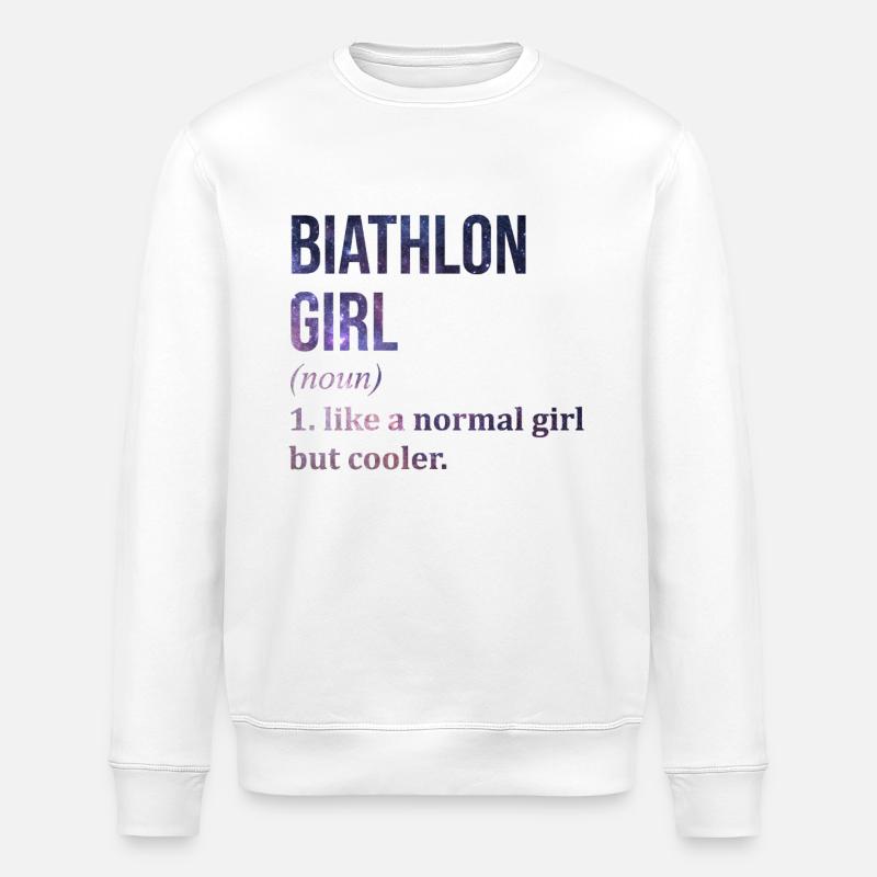 Biathlon - Stanley/Stella Unisex Bio-Sweatshirt ROLLER - Weiß