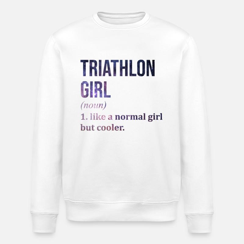 triathlon - Sweat bio ROLLER Stanley/Stella Unisexe - blanc