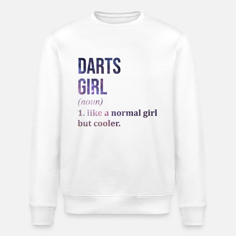 Darts - Stanley/Stella Unisex Bio-Sweatshirt ROLLER - Weiß