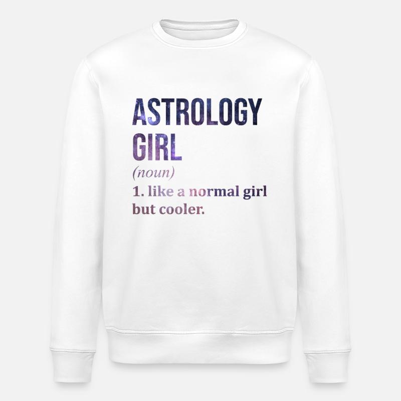 astrologie - Sweat bio ROLLER Stanley/Stella Unisexe - blanc