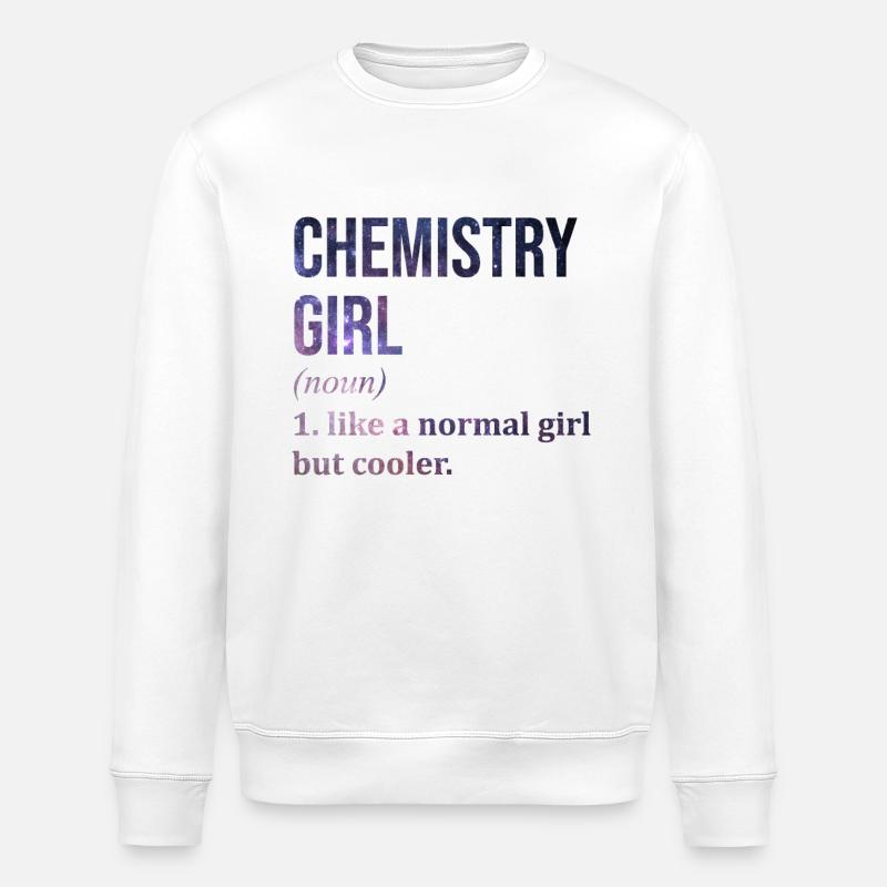 chimie - Sweat bio ROLLER Stanley/Stella Unisexe - blanc