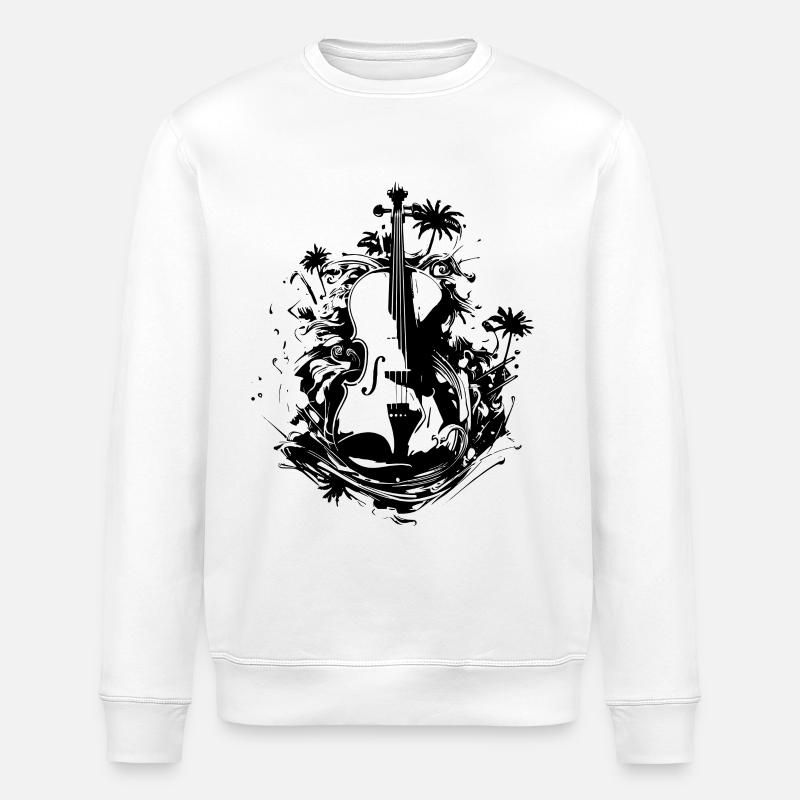 Violon - Sweat bio ROLLER Stanley/Stella Unisexe - blanc