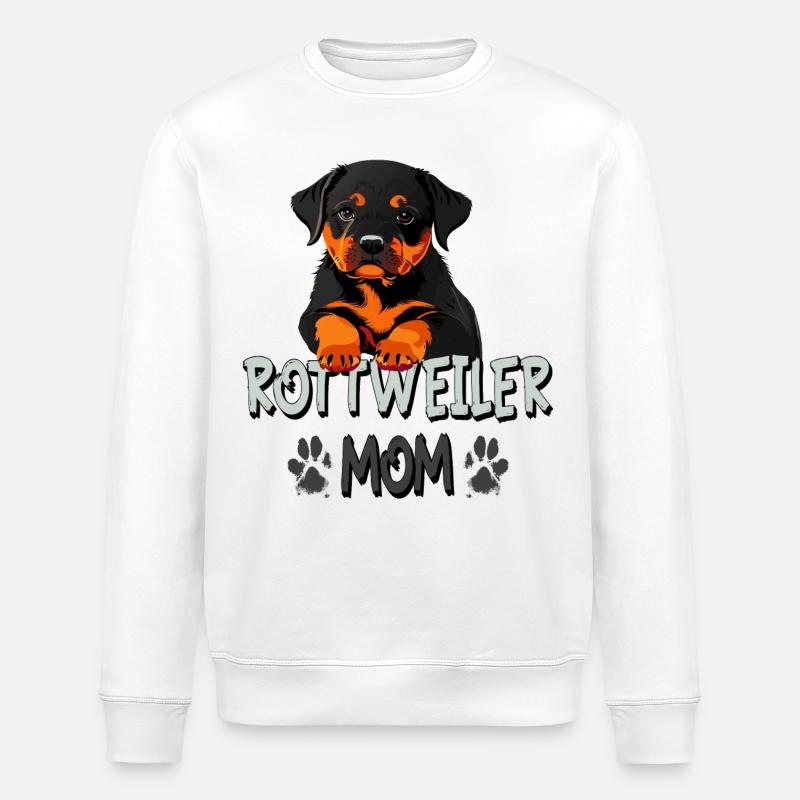 Rottweiler MoM - Sweat bio ROLLER Stanley/Stella Unisexe - blanc