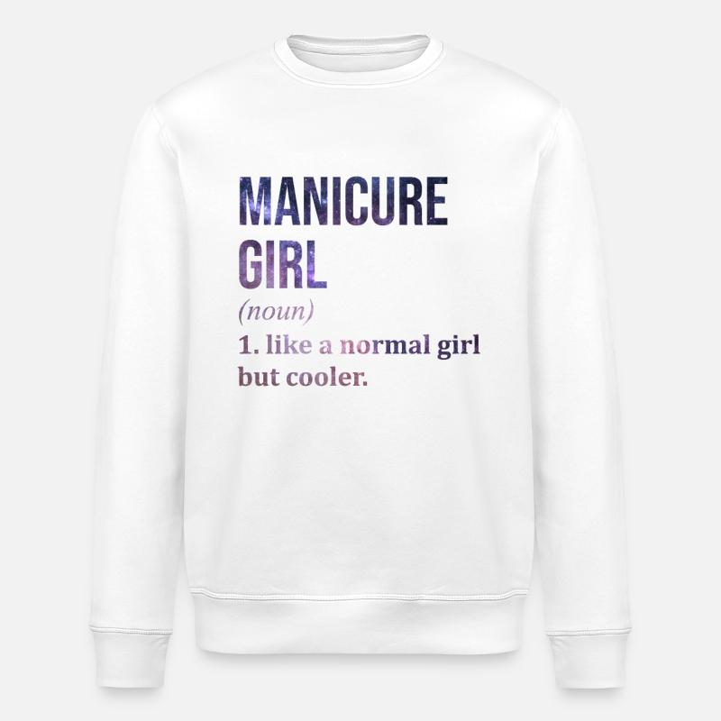 manucure - Sweat bio ROLLER Stanley/Stella Unisexe - blanc