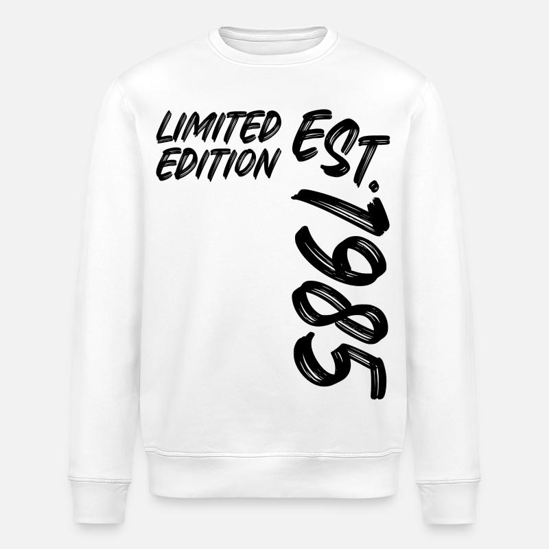 Limited Edition Est. 1985 - Stanley/Stella Unisex Bio-Sweatshirt ROLLER - Weiß
