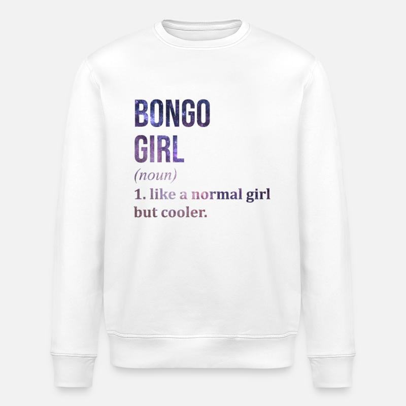 Bongo - Sweat bio ROLLER Stanley/Stella Unisexe - blanc