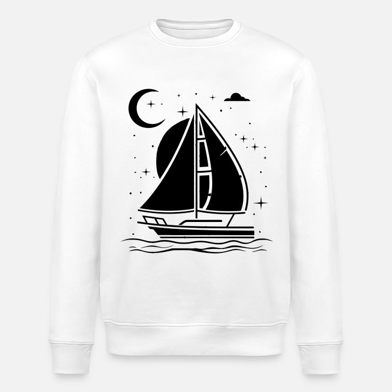 Segeln - Stanley/Stella Unisex Bio-Sweatshirt ROLLER - Weiß