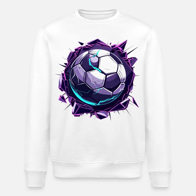 Look de bande dessinée de football - Sweat bio ROLLER Stanley/Stella Unisexe - blanc