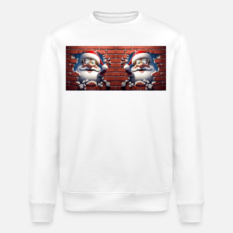 Santa Clause Tasse - Stanley/Stella Unisex Bio-Sweatshirt ROLLER - Weiß