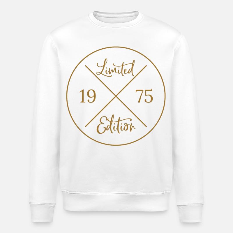 Edition limitée 1975 - Sweat bio ROLLER Stanley/Stella Unisexe - blanc