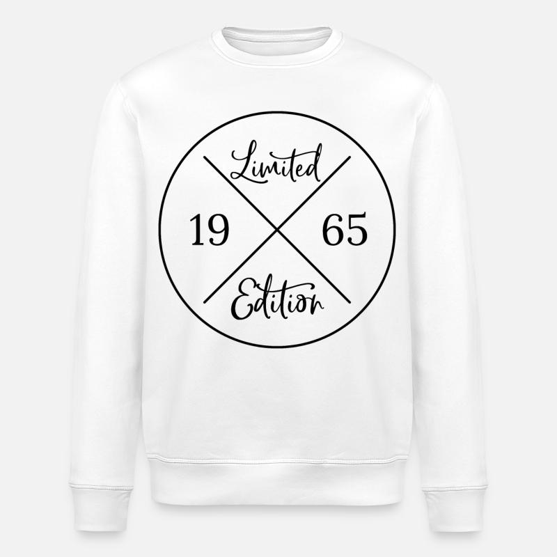 Limited edition 1965 - Stanley/Stella Unisex Bio-Sweatshirt ROLLER - Weiß