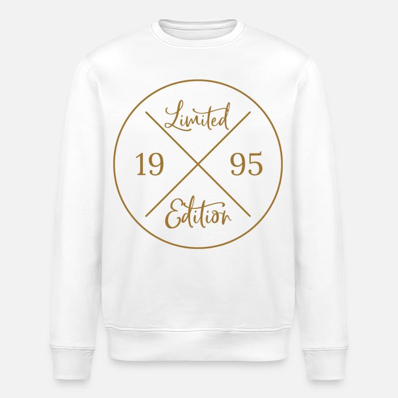limited edition 1995 - Stanley/Stella Unisex Bio-Sweatshirt ROLLER - Weiß
