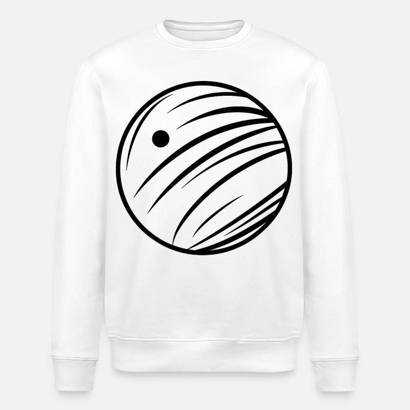 Bowling - Stanley/Stella Unisex Bio-Sweatshirt ROLLER - Weiß