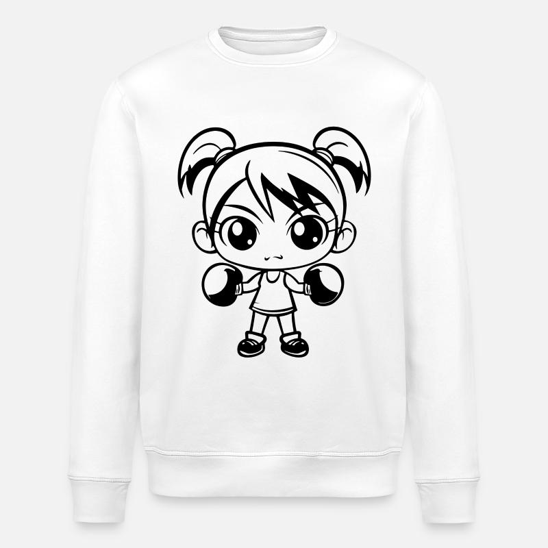 Boxe Filles - Sweat bio ROLLER Stanley/Stella Unisexe - blanc