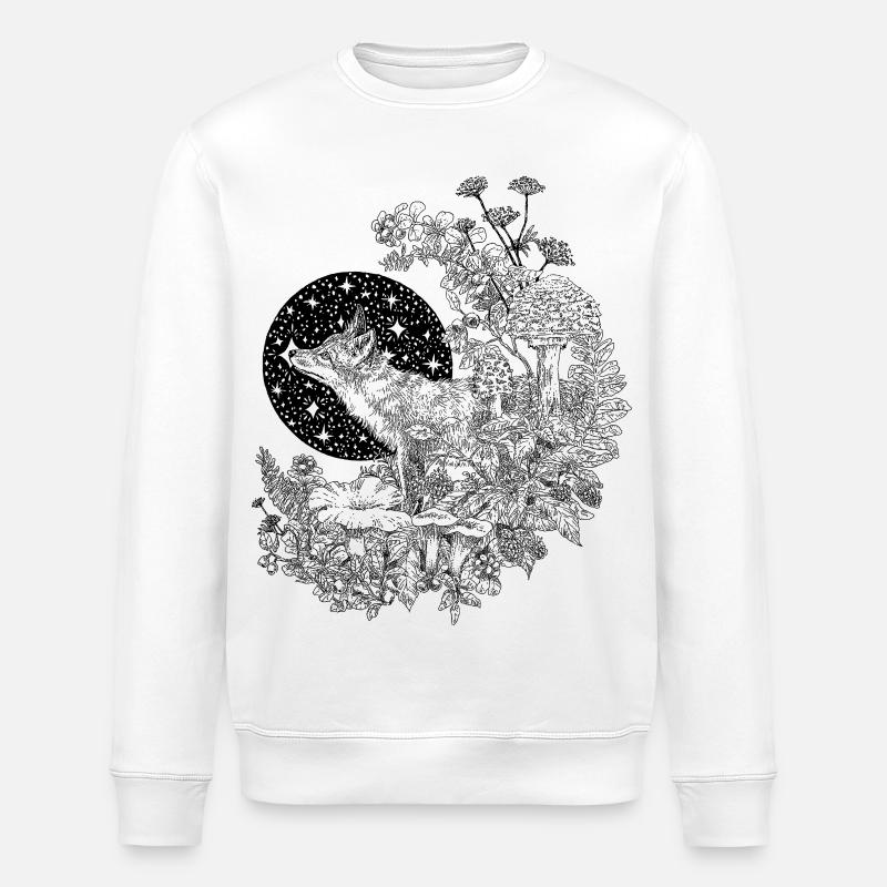 FUCHS & NACHTHIMMEL - Stanley/Stella Unisex Bio-Sweatshirt ROLLER - Weiß