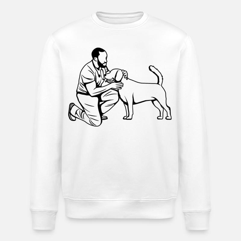 Veterinary technician - Stanley/Stella ROLLER Unisex Organic Sweatshirt - white