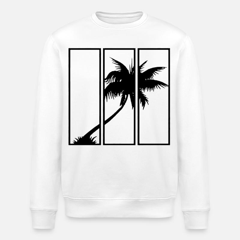 Holiday View (Schwarz) - Stanley/Stella Unisex Bio-Sweatshirt ROLLER - Weiß
