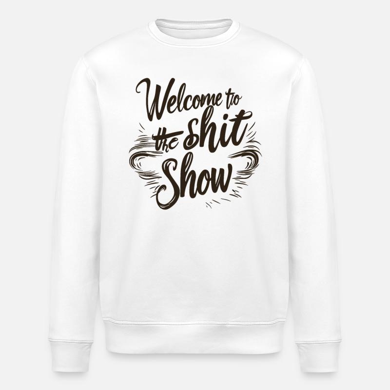 Spectacle de merde - Sweat bio ROLLER Stanley/Stella Unisexe - blanc